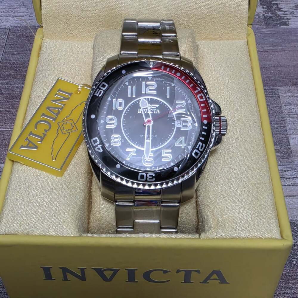 Invicta 6008 Mens Pro Diver Abyss Watch Silver Stainless Steel New Needs Battery
